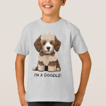 Doodle Dog lindo Aussiedoodle Puppy Kids