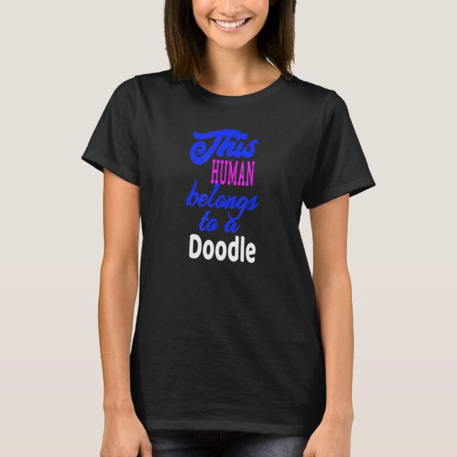 Camiseta Doodle Dog Poodle Dachshund (Anverso)