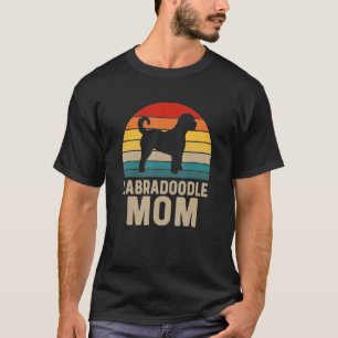 Camiseta Doodle Goldendoodle Retro Labradoodle Perra Mamá