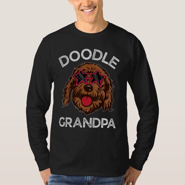 Camiseta Doodle Grandpa Labradoodle Dog   Father s Day (Anverso)
