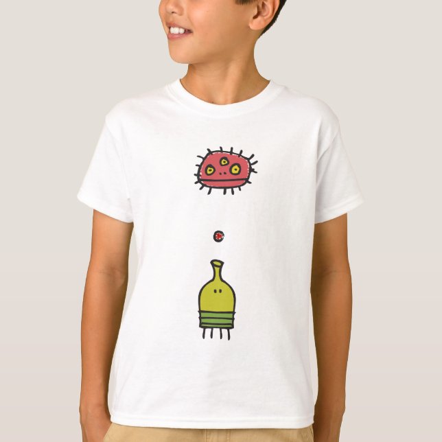 Camiseta Doodle Jump Monster Kids T-Shirt (Anverso)