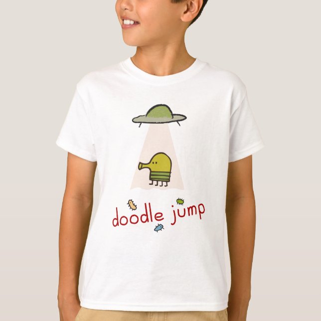 Camiseta Doodle Jump UFO (Anverso)
