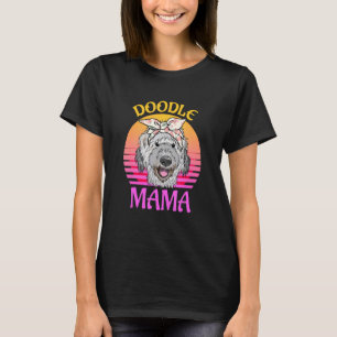 Camiseta Doodle Mama Best Goldendoodle Mom