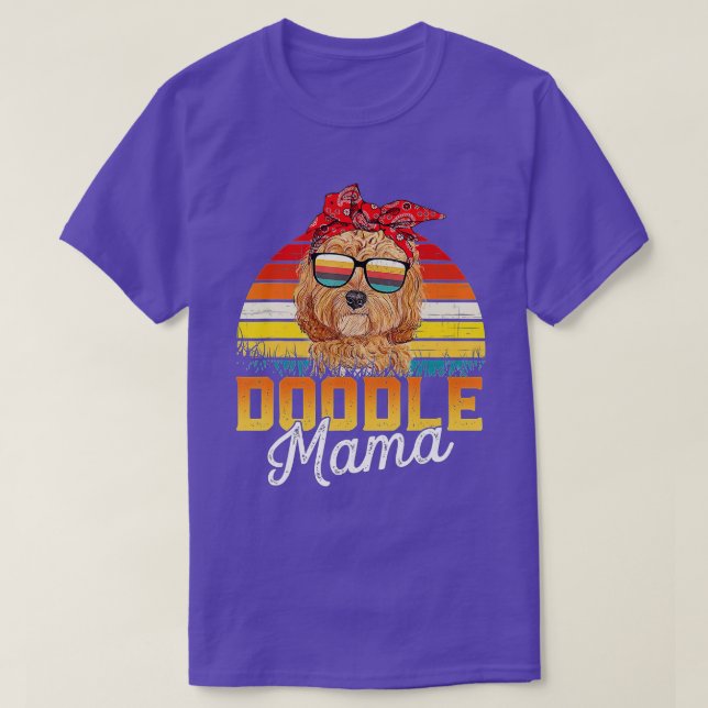 Camiseta Doodle Mama Best Goldendoodle Mom (Diseño del anverso)