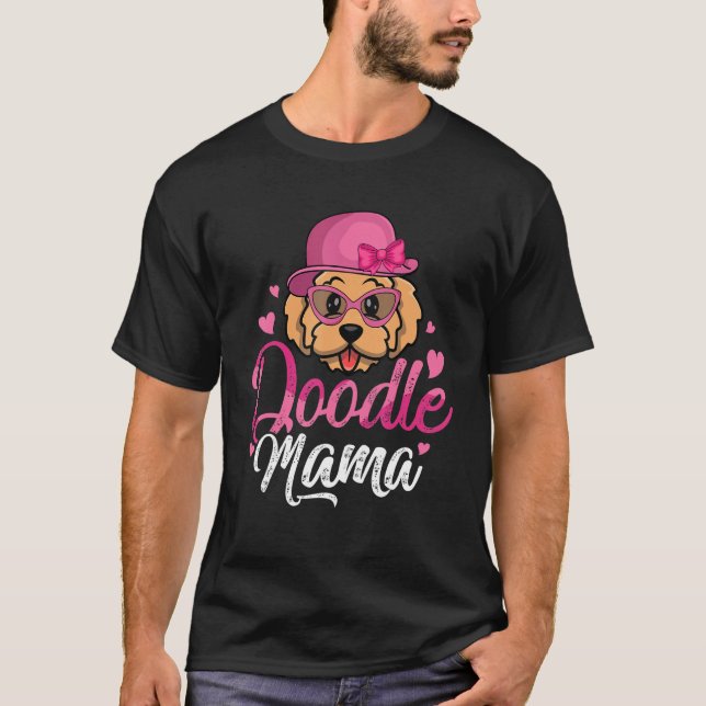 Camiseta Doodle Mama Doodle Golden Doodle (Anverso)