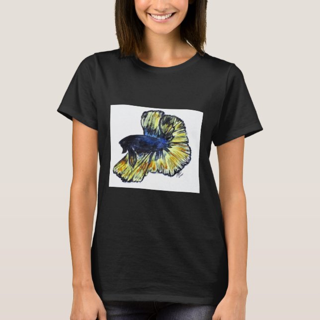 Camiseta Doodle No 34 Betta Fish (Anverso)