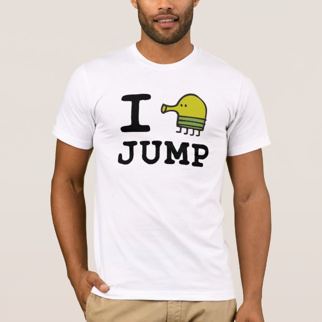 Camiseta Doodle salto (Anverso)