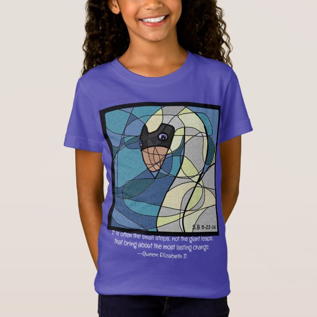Camiseta Doodle Swan: (Anverso)