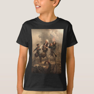 Camiseta Doodle y espíritu yanquis de la guerra revoluciona