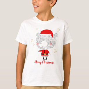 Camiseta Doodles de Santa Bear