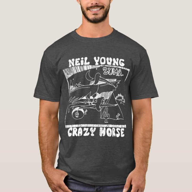 Camiseta Doodlesyporgraphy Horse 70S Zuma Young Art funny (Anverso)