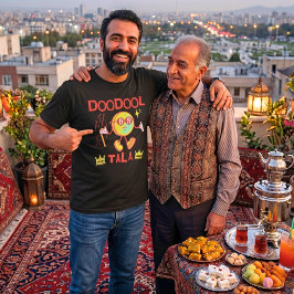 Camiseta Doodool Tala | Regalo iraní divertido para marido