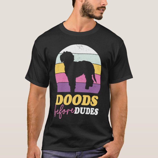 Camiseta Doods Before Dudes Bernedoodle Labradoodle Goldend (Anverso)