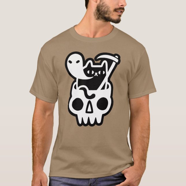 Camiseta Doom Cat retro (Anverso)