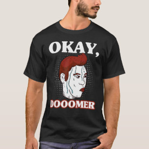 Camiseta Doomer Wojak Meme Messy Boomer condenado a nihilis