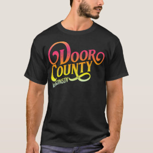 Camiseta Door County Wisconsin diseño turístico adultos y n