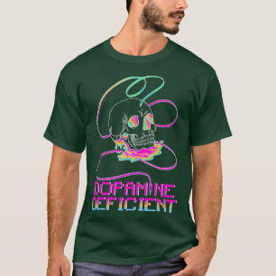 Camiseta Dopamina Fallo del TDAH Cráneo Arcoiris 2