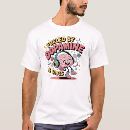 Camiseta Dopamine Driven ADHD Cartoon Brain Tee