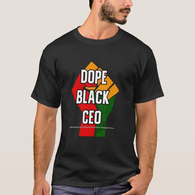Camiseta Dope Black CEO Black History Mono Long Sleeve T S (Anverso)