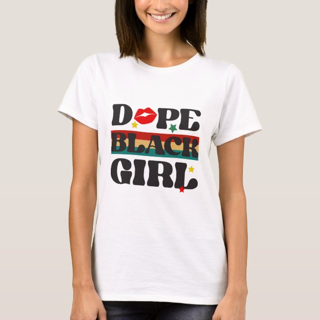 Camiseta Dope Black Chica - Mes de la Historia Negra (Anverso)