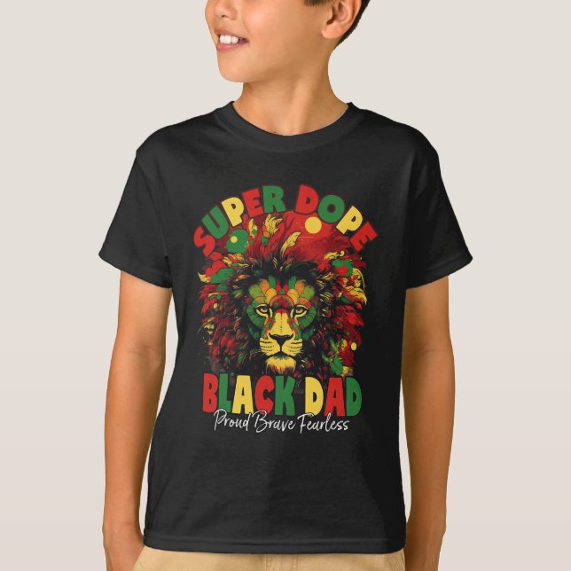 Camiseta Dope Black Dad Black History Mono (Anverso)