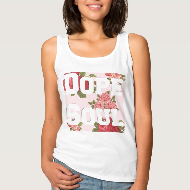 Camiseta Dope Soul Floral (Anverso)
