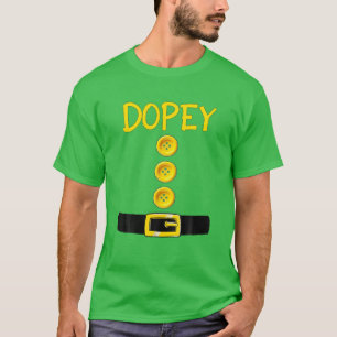Camiseta Dopey Dwarf Halloween Costume Color Matching Dopey