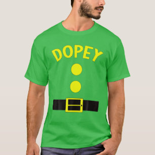 Camiseta Dopey Dwarf Halloween Disstume regalos divertidos 