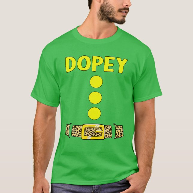 Camiseta Dopey Halloween enano vestuario regalos Idea Dopey (Anverso)