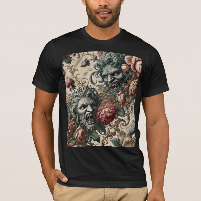 Camiseta Doppelganger Malevolence – Gothic Wearable Art (Anverso)