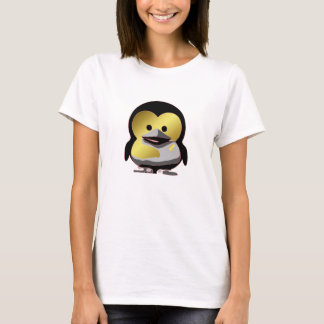 Camiseta d'Or de Tux del bebé de Linux