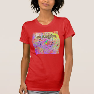 Camiseta dorada afortunada de Los Ángeles