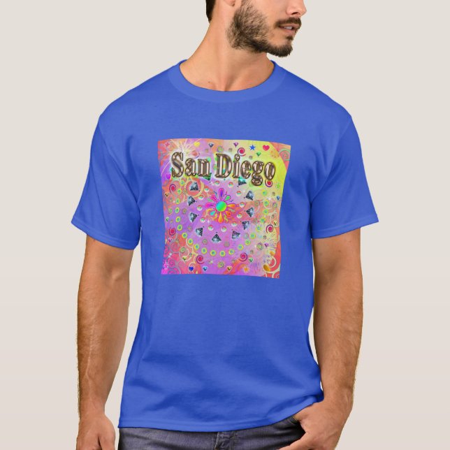 Camiseta dorada afortunada de San Diego (Anverso)