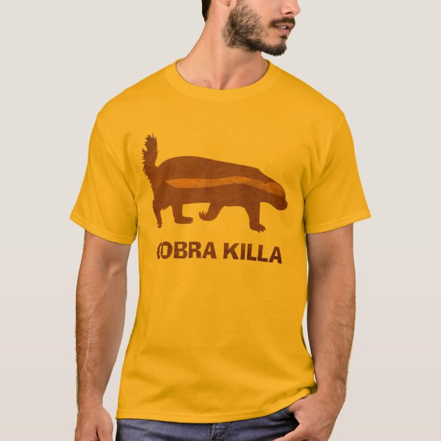 Camiseta dorada cobra (Anverso)
