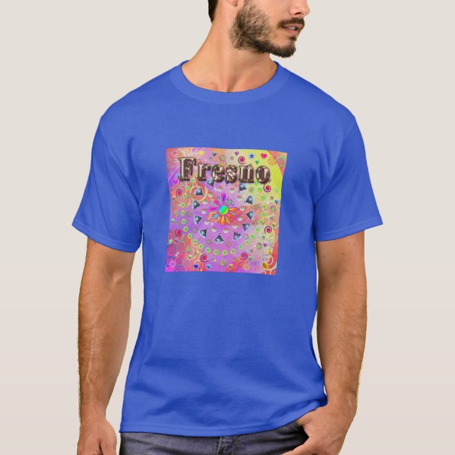 Camiseta dorada y afortunada de Fresno (Anverso)