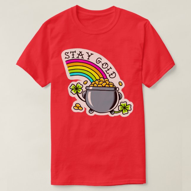 Camiseta dorado (Diseño del anverso)