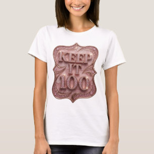Camiseta Dorado Crujiente MANTÉNLO 100 Diseño Personalizado