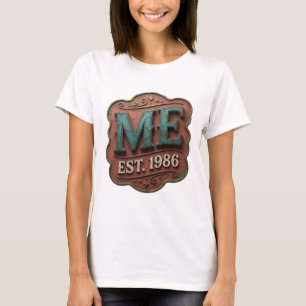 Camiseta Dorado Limpio ME EST 1986 Diseño