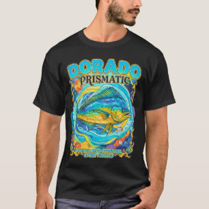 Camiseta Dorado Prismático Abstracto Mahi Mahi Puerto Rico