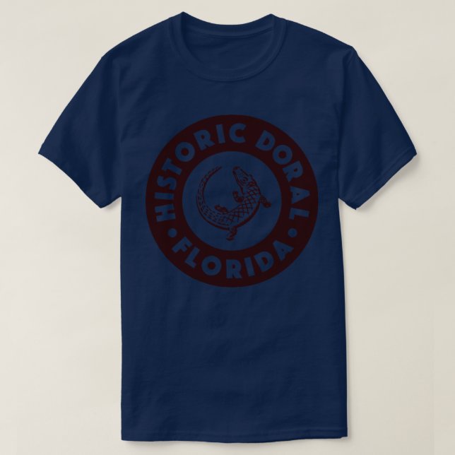 Camiseta Doral Florida Circle Brown (Diseño del anverso)