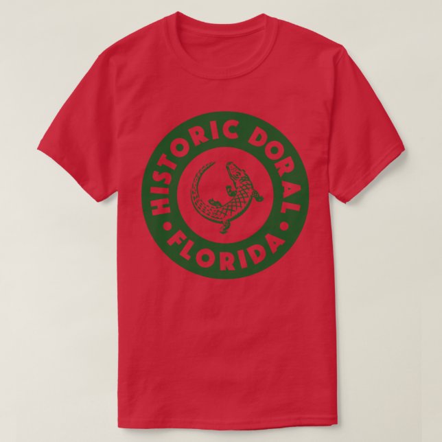 Camiseta Doral Florida Circle Green (Diseño del anverso)