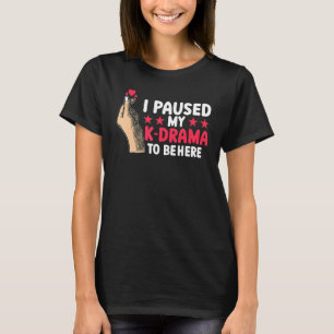 Camiseta Dorama coreano Drama coreano Pausé mi k Drama para