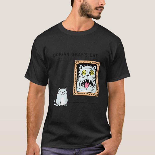 Camiseta Dorian Gray's Cat Teeshirt From Skunkbear  (Anverso)