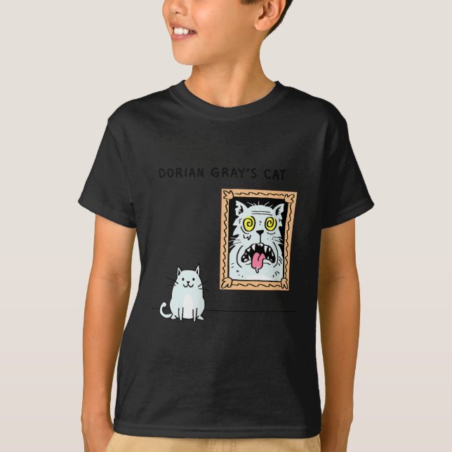 Camiseta Dorian Gray's Cat Teeshirt From Skunkbear  (Anverso)
