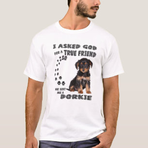 Camiseta Dorkie Cote Mom, Doxie Yorkie Dad, Cute Doxie Yor