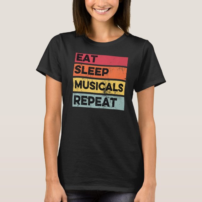Camiseta Dorman musicales repiten teatro musical (Anverso)