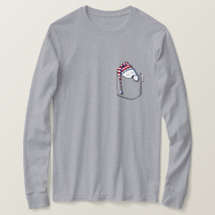 Camiseta Dormilón de bolsillo Westie KiniArt