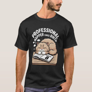 Camiseta Dormilón Profesional Desde el Nacimiento Humor de 