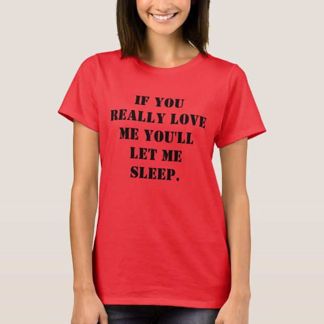 Camiseta Dormir (Anverso)