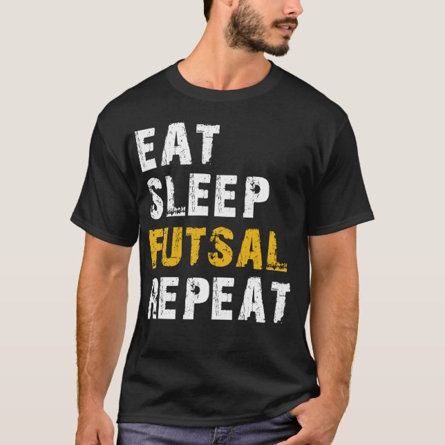 Camiseta dormir a comer Futsal (Anverso)